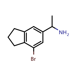1-(7-bromoindan-5-yl)ethanamine