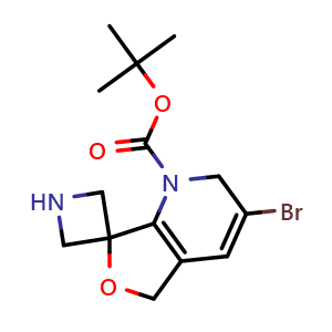 tert-butyl 3-bromospiro[5H-furo[3,4-b]pyridine-7,3-azetidine]-1-carboxylate