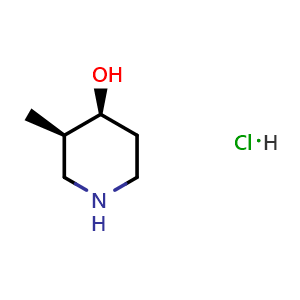 (3R,4S)-3-methylpiperidin-4-ol hydrochloride