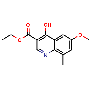 ethyl 4-hydroxy-6-methoxy-8-methylquinoline-3-carboxylate