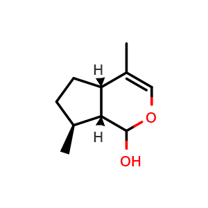 Chemical structure of (4aS,7S,7aR)-4,7-dimethyl-1,4a,5,6,7,7a-hexahydrocyclopenta[c]pyran-1-ol , CAS 109215-55-6, AChemBlock T91827