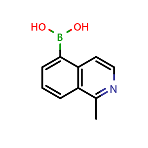 Chemical structure of 1-methylisoquinolin-5-yl-5-boronic acid , AChemBlock T91954