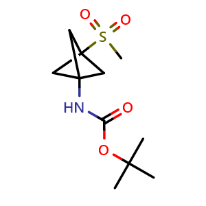 tert-butyl N-(3-methylsulfonyl-1-bicyclo[1.1.1]pentanyl)carbamate