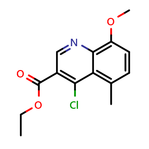 ethyl 4-chloro-8-methoxy-5-methylquinoline-3-carboxylate