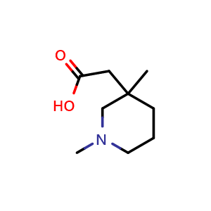 2-(1,3-dimethyl-3-piperidyl)acetic acid