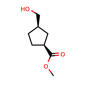 methyl (1S,3R)-3-(hydroxymethyl)cyclopentanecarboxylate