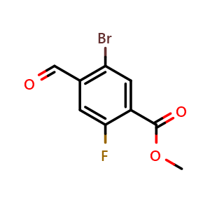 methyl 5-bromo-2-fluoro-4-formylbenzoate