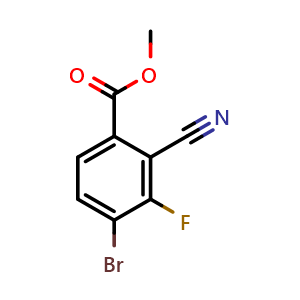 methyl 4-bromo-2-cyano-3-fluorobenzoate