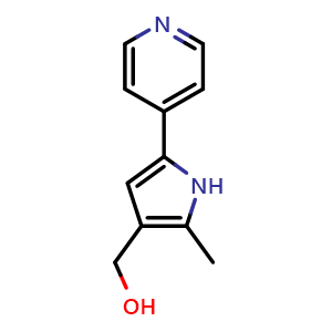 (2-methyl-5-(pyridin-4-yl)-1H-pyrrol-3-yl)methanol