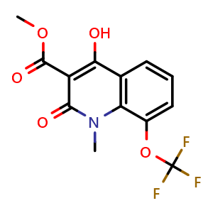 methyl 4-hydroxy-1-methyl-2-oxo-8-(trifluoromethoxy)-1,2-dihydroquinoline-3-carboxylate