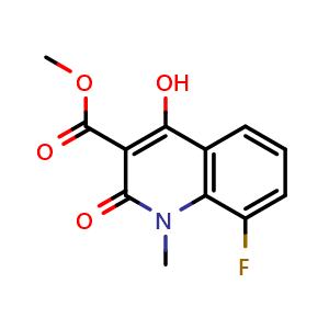 methyl 8-fluoro-4-hydroxy-1-methyl-2-oxo-1,2-dihydroquinoline-3-carboxylate