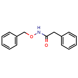 Chemical structure of N-(Benzyloxy)-2-phenylacetamide , CAS 22426-86-4, AChemBlock T92275