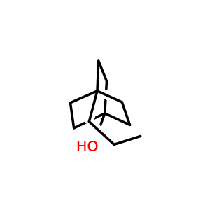 Chemical structure of 4-propylbicyclo[2.2.2]octan-1-ol , CAS 76921-54-5, AChemBlock T92290