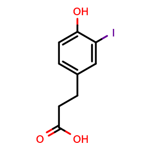 3-(4-hydroxy-3-iodophenyl)propanoic acid