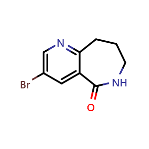 3-bromo-6,7,8,9-tetrahydropyrido[3,2-c]azepin-5-one