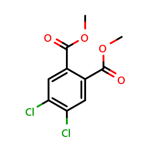 Chemical structure of Dimethyl 4,5-dichlorophthalate , CAS 106727-86-0, AChemBlock T92435