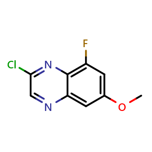 2-chloro-8-fluoro-6-methoxyquinoxaline