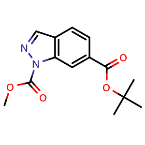6-(1,1-Dimethylethyl) 1-methyl 1H-indazole-1,6-dicarboxylate