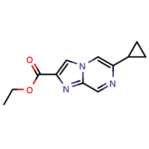 ethyl 6-cyclopropylimidazo[1,2-a]pyrazine-2-carboxylate