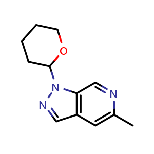 1-(tetrahydro-2H-pyran-2-yl)-5-methyl-1H-pyrazolo[3,4-c]pyridine