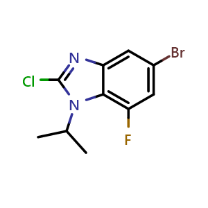 5-bromo-2-chloro-7-fluoro-1-isopropyl-1H-benzo[d]imidazole