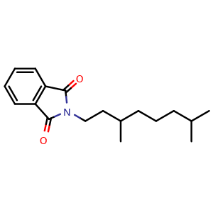 Chemical structure of 2-(3,7-Dimethyloctyl)isoindoline-1,3-dione , CAS 1000546-87-1, AChemBlock T92888