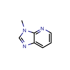 Chemical structure of 3-Methyl-3H-imidazo[4,5-b]pyridine , CAS 6688-61-5, AChemBlock T92913