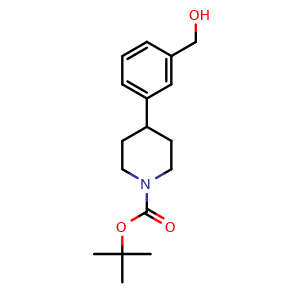 tert-butyl 4-[3-(hydroxymethyl)phenyl]piperidine-1-carboxylate