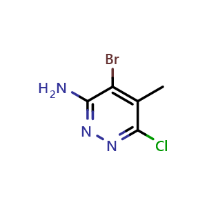 4-bromo-6-chloro-5-methylpyridazin-3-amine