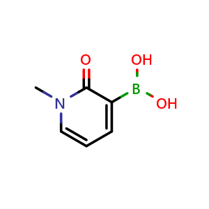 Chemical structure of (1-methyl-2-oxo-3-pyridyl)boronic acid , CAS 1454558-46-3, AChemBlock T92978