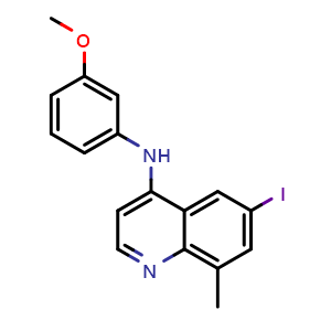 6-iodo-N-(3-methoxyphenyl)-8-methylquinolin-4-amine