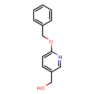 Chemical structure of [6-(Benzyloxy)pyridin-3-yl]methanol , CAS 936344-83-1, AChemBlock T93016