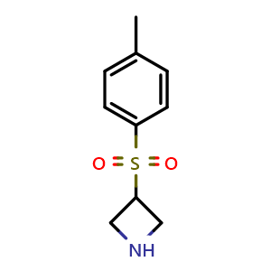 Chemical structure of 3-(4-methylbenzenesulfonyl)azetidine , CAS 1706441-48-6, AChemBlock T93018