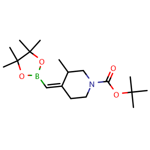 tert-butyl (4Z)-3-methyl-4-[(4,4,5,5-tetramethyl-1,3,2-dioxaborolan-2-yl)methylene]piperidine-1-carboxylate