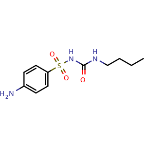 Chemical structure of Carbutamide , CAS 339-43-5, AChemBlock T93174