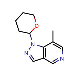 1-(tetrahydro-2H-pyran-2-yl)-7-methyl-1H-pyrazolo[4,3-c]pyridine