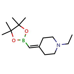 1-ethyl-4-[(4,4,5,5-tetramethyl-1,3,2-dioxaborolan-2-yl)methylene]piperidine