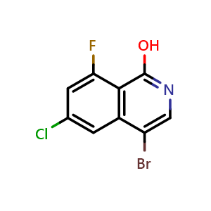 4-bromo-6-chloro-8-fluoroisoquinolin-1-ol