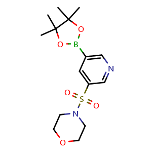 4-(5-(4,4,5,5-tetramethyl-1,3,2-dioxaborolan-2-yl)pyridin-3-ylsulfonyl)morpholine