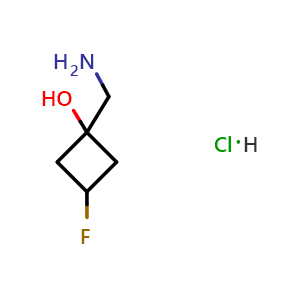 1-(aminomethyl)-3-fluoro-cyclobutanol hydrochloride