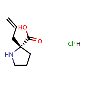 (2R)-2-allylpyrrolidine-2-carboxylic acid hydrochloride
