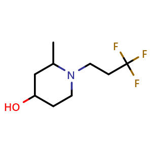 2-methyl-1-(3,3,3-trifluoropropyl)piperidin-4-ol