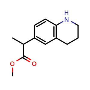 methyl 2-(1,2,3,4-tetrahydroquinolin-6-yl)propanoate