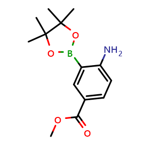 methyl 4-amino-3-(4,4,5,5-tetramethyl-1,3,2-dioxaborolan-2-yl)benzoate
