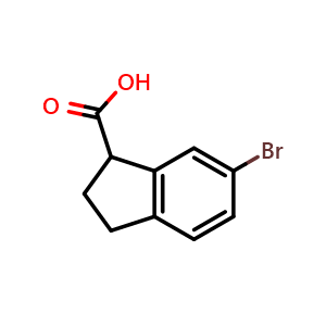 6-Bromo-2,3-dihydro-1H-indene-1-carboxylic acid