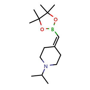 1-isopropyl-4-[(4,4,5,5-tetramethyl-1,3,2-dioxaborolan-2-yl)methylene]piperidine