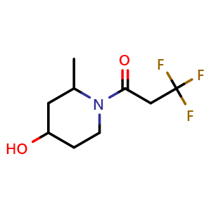 3,3,3-trifluoro-1-(4-hydroxy-2-methyl-1-piperidyl)propan-1-one