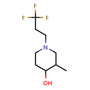 3-methyl-1-(3,3,3-trifluoropropyl)piperidin-4-ol