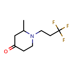 2-methyl-1-(3,3,3-trifluoropropyl)piperidin-4-one