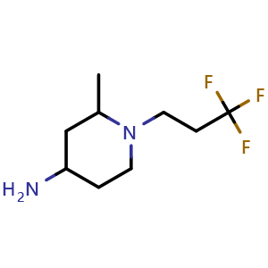 2-methyl-1-(3,3,3-trifluoropropyl)piperidin-4-amine